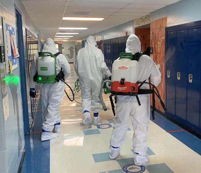 Cleaning a School